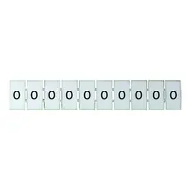 Terminal Marker Strip Letter O To Suit 4.0mm