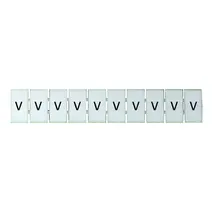Terminal Marker Strip Letter V To Suit 4.0mm