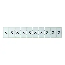 Terminal Marker Strip Letter X To Suit 4.0mm