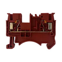 DS Series Spring Clamp Terminal – Top Entry – 2 Way 2.5mm  – Red