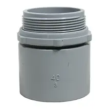 Plain to Screwed Adaptor 40mm