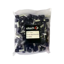 Single Cord End Ferrule 25mm x 18mm Black