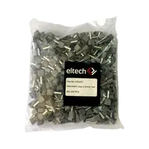 Twin Cord End Ferrule 2.5mm Grey