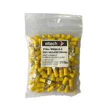 Pre-Insulated Quick Connectors – Male – Yellow 6.3mm