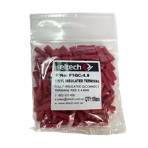 Pre-Insulated Quick Connectors – Fully Insulated Female – Red 4.8mm