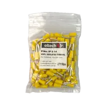 Pre-Insulated Pin Terminal – Single – Yellow – 14mm