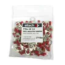 Pre-Insulated Ring Terminal – Single – Red M8
