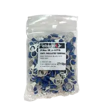 Pre-Insulated Ring Terminal – Twin – Blue M10