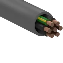 Flexible Control Cable 6C+E 0.75mm V75 300/500V Grey
