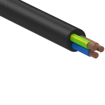 Flexible Rubber Cable H07RN-F 2C+E 4.0mm 450/750V