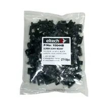 Screw Down Saddle Type Mounts 15 x 10mm 3.5mm screw – Black
