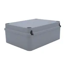 ABS Junction Box – 190w x 145h x 80d – Grey Cover