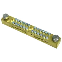 Earth Neutral Bar UNIVERSAL FEED 250A 12 Way Numbered 1-12