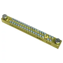 Earth Neutral Bar UNIVERSAL FEED 250A 18 Way Numbered 1-18