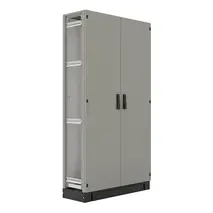 Enclosure frame (double doors & mounting plate included) 1200w x 1800h x 375d – Grey