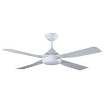 48" White Ceiling Fan with 4 Easy Fix Blades | Innovative Airflow & Energy Efficient | Fantech