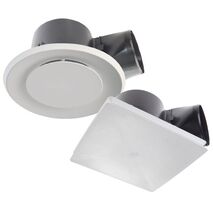 Ceiling Mounted Header Box Fan | 288 m³/h Airflow | 38 dB Quiet Operation | 10" Round Grille by Fantech
