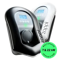 V2.1 zappi Multiphase (7kW/22kW) Tethered White