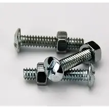 Pozi Round Head Zinc Screws & Nuts | Corrosion Resistant | 5/32" Diameter | 50 Pack by Tuff