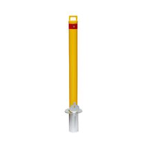 Removable Bollard Keylock 900mm | Hot Galvanised Steel | Yellow Powder Coating | Secure In-Ground Installation by Gorilla Hartman