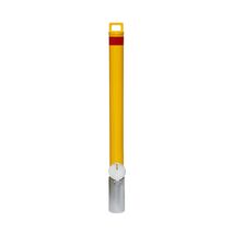 Removable Security Bollard Padlock 900mm | Hot Galvanised Steel | Yellow Powder Coating | In-Ground Installation by Gorilla Hartman