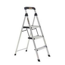 Household Step Ladder with Tool Tray | 120kg Capacity | Compact Folding Design | 0.75m Height by Gorilla Hartman
