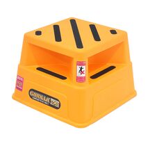Industrial Safety Step Stool | 175kg Load Capacity | 0.37m Height | Sturdy Base by Gorilla Hartman