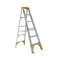 Single Sided A-Frame Ladder 1.8m | Heavy Duty Aluminium | 180kg Load Capacity | Lightweight Design by Gorilla Hartman