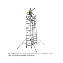Scaffold Outrigger Pack Set of 4 | Aluminium Construction | Enhanced Stability & Safety | Required for Multi-Level Scaffolding by Gorilla Hartman