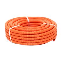 40mm Orange Heavy Duty Corrugated Conduit (25m)