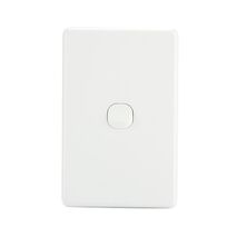 Light Switch 1 Gang - White