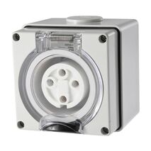 4 Pin Round Industrial Socket 50A