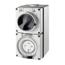 4 Pin Round Industrial Switch & Socket 20A