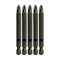 Powerbit Pozidrive No2 Length 75mm Magnetic 5 Pack