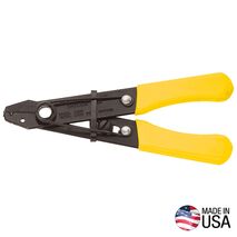 Wire Stripper and Cutter with Spring