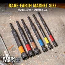 1/4-Inch Magnetic Colour-Coded Power Nut Setter