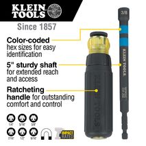 3/8-Inch Hollow Magnetic Colour-Coded Power Nut Driver