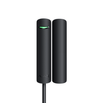 AJAX DoorProtect Fibra Black | Dual Reed Switches | IP50 Rated | Chime Feature | by Dicker Data