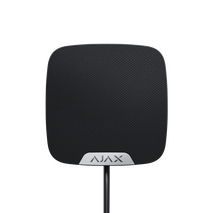 AJAX Homesiren Fibra Black | Acoustic & LED Indication | 81-105 dB Volume | by Dicker Data