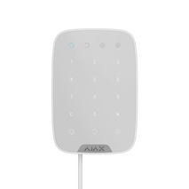 AJAX Fibra Keypad White | Capacitive Touch Sensor | Up to 100 Codes | IP50 Protection | by Dicker Data
