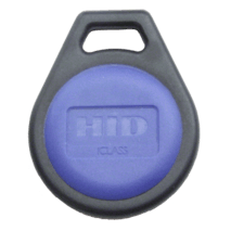 HID iCLASS Keyfob 2K/2 | Black with Blue HID Insert | Pre-Programmed for Convenience | by Dicker Data