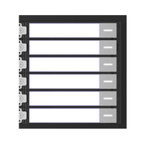 HIKVISION Intercom KD-KK G2 Nametag Module | 6 Buttons | IP65 Rated | Modular Design | by Dicker Data