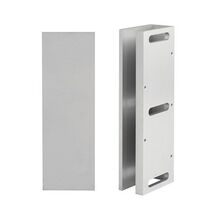 LOCKWOOD EMZ8 U Bracket for 12mm Glass | Adjustable Fixing Positions | Cast Aluminium Construction | by Dicker Data
