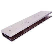Glass Door U-Bracket for 12mm Glass | Includes Dress Plate | Compatible with EM5700M | by Dicker Data