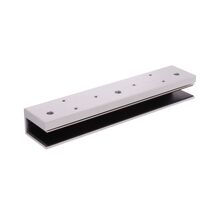 Glass Door U-Bracket for LOX EM3500 Series | Supports 12mm Thickness | Includes Dress Plate | by Dicker Data