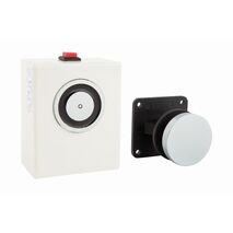 Magnetic Door Holder | 12VDC Operation | Up to 25kg Holding Strength | Wall Mounted | by Dicker Data