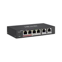 4 Port PoE Switch HIKVISION HILOOK | 35W Output | 2 Uplinks | 6KV Surge Protection | by Dicker Data