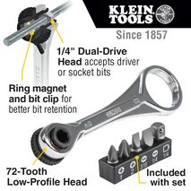 Slim Profile Mini Ratchet Set, 5-Piece