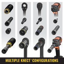 KNECT™ Flip-10 Heavy Duty Flip Impact Socket Set, SAE, 8-Piece