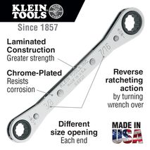Ratcheting Box Spanner Set, 7-Piece